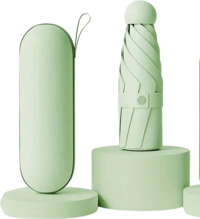 Bovista Moderne Stormparaplu - Opvouwbaar - Windproof Paraplu - Stormproef - Automatisch Uitklapbaar - Umbrella - Mini - Lichtgroen