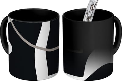 Magische Mok - Foto op Warmte Mokken - Koffiemok - Abstract - Minimalisme - Design - Magic Mok - Beker - 350 ML - Theemok