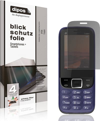 dipos – Matte Privacy Screenprotector geschikt voor JtQtJ T5081 | Anti-Spy Beschermfolie