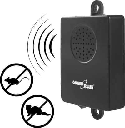 GreenBlue GB730 - Verjager - ultrasoon auto rodent/vergif afschrikmiddel 45m2