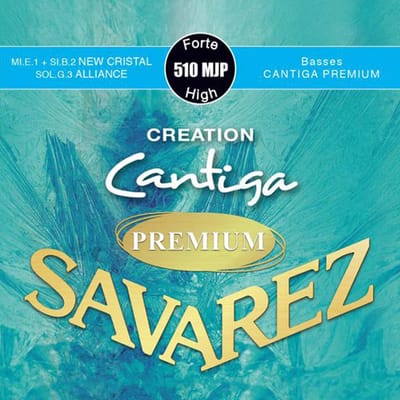 Savarez 510MJP Creation Cantiga Premium Klassieke Gitaarsnaren - Hoge Spanning