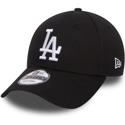 New Era pet LA Dodgers zwart-wit - verstelbare baseball cap.