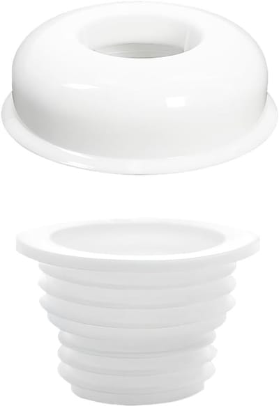 Drainafvoer afdichtmiddel - Siliconen plug voor afvoerleidingen, geurabsorberend en decoratief, geschikt voor 50mm PVC afvoeren
