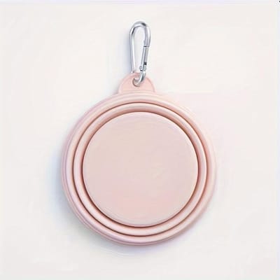 Bol Pliable Portable pour Macarons Colorés, Convient pour les Voyages en Plein Air avec Chats et Chiens, Un Bol Suspendu en Caoutchouc pour Boire et Manger les Animaux de Compagnie 350ml