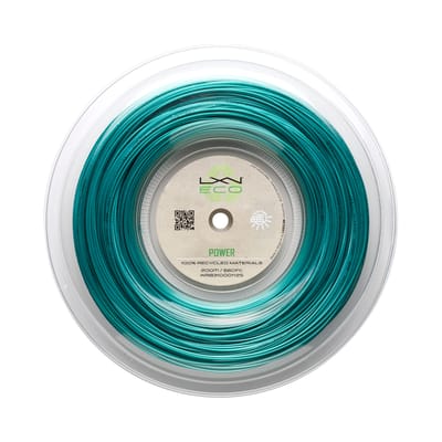 Luxilon Eco Power Rol Snaren 200m-Petrolblauw