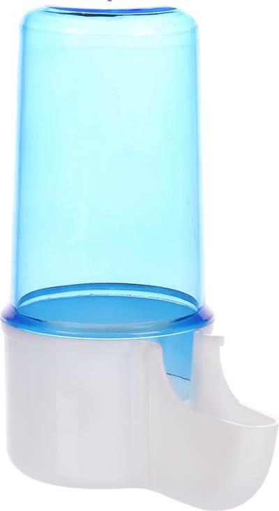 Flamingo Gisa Neri - Drink- En Voederfontein Vogel - Water & Voeder Fontein Neri S Blauw/wit 9,7x4,5cm 80ml - 1st - 131456 - 1st