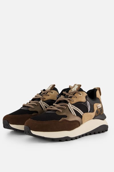 Rieker - Sneakers Laag Donkerbruin 36