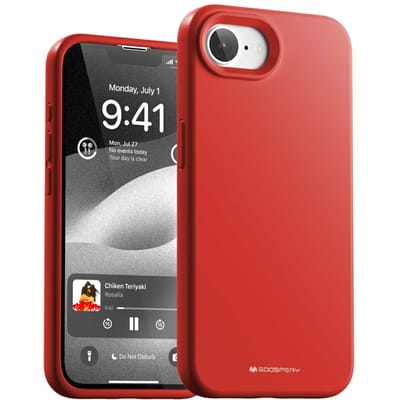 Mercury Siliconen Hoesje Voor Iphone 16E Beschermende Hoesje Flexibel