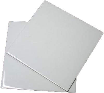 Sublimatie Tegels - Keramische Platen - Muurdecoratie Maken - Speciale Glanslaag - 15x15 cm - Wit