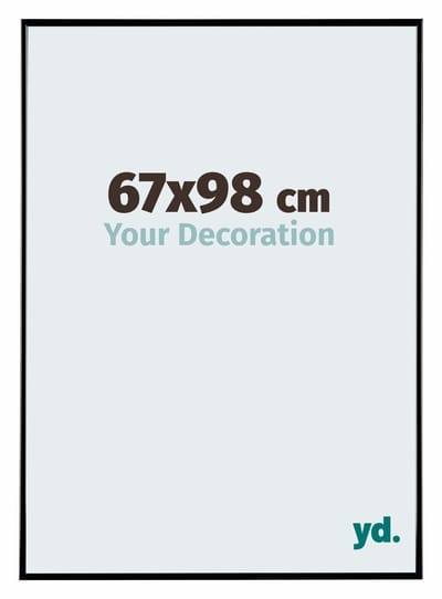 Your Decoration - Fotolijst 67x98 cm - Kunststof - Zwart Hoogglans - Evry