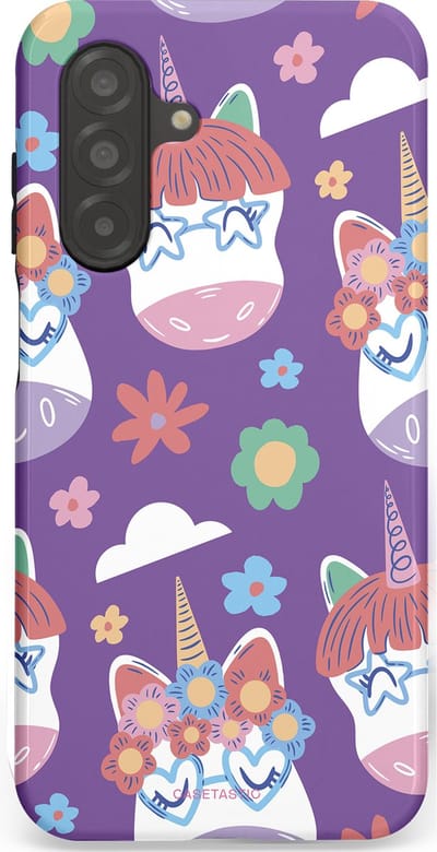 Casetastic Hoesje Geschikt voor Samsung A26 - Stijlvolle Beschermende Duo-layer Case - Eenhoorn Magie