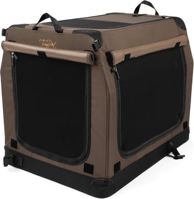 Opvouwbare hondenbox 90x65x70cm - Compact en lichtgewicht voor thuis en onderweg