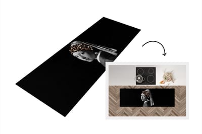 Keukenloper - Loper keuken - Oude meesters - Meisje met de parel - Panter - 150x50 cm - Keukenloper vinyl