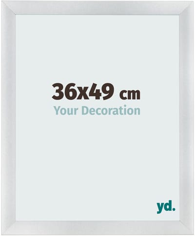 Your Decoration - Fotolijst 36x49 cm - MDF - Zilver Mat - Pisa