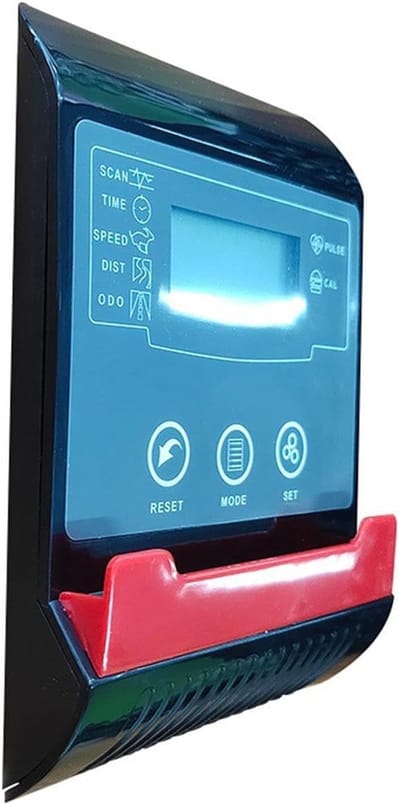 Fitness Monitor - Snelheidsmeter Hartslagmeter - Training Bijhouden - Compact Display Ontwerp - 17x12cm
