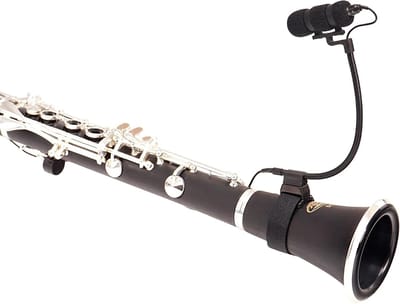 Instrument Microfoon Set - Klem Microfoon Condensator - Muziek Opnemen - Flexibele Zwanenhals - 1.8m Kabel - Zwart