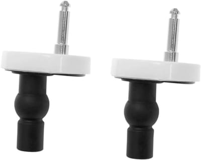 Toiletzitting Bevestigingsset - Vervangingsscharnieren Reparatie - Toilet Repareren - Antislip Ontwerp - 8 x 5 cm - Wit