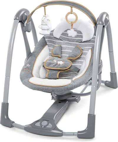 Ingenuity - Swing 'n Go Deluxe - Baby Swing - Draagbaar - Opvouwbaar