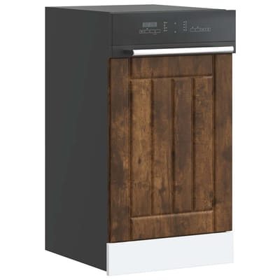 vidaXL - Vaatwaspaneel - Lucca - bewerkt - hout - gerookt - eikenkleurig