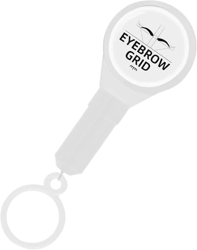 Wenkbrauw Modelleertouw - Make-up Gereedschap - Nauwkeurig Vormgeven - Geïntegreerde Draadsnijder - 7.9 x 3.6 x 2.2 cm - Zwart
