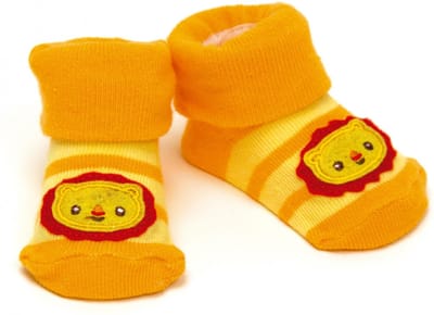 Fisher-price Sokken Leeuw Oranje 0 - 6 Maanden