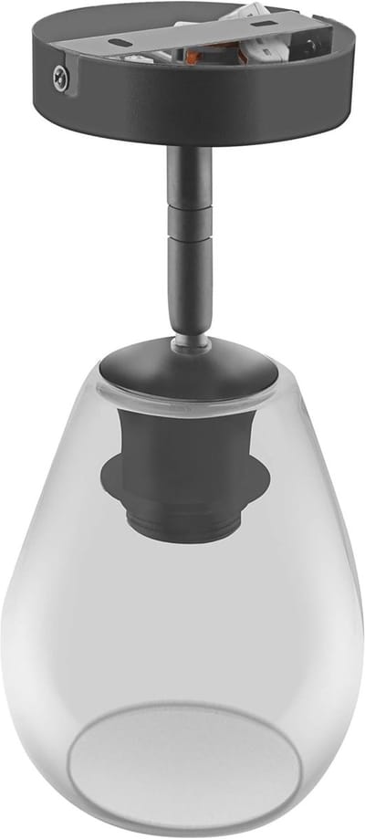 LEDVANCE Pendelarmatuur: voor plafond, E27, Vintage 19-6 Cone / 22-…24- V, body materiaal: glas, IP2-