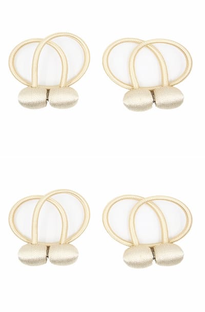 Magnetische gordijnhouder Goud 2-pack
