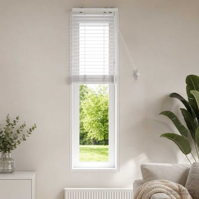 vidaXL - Venetiaanse - jaloezie - Wit - 40 - x - 160 - cm - 35 - mm