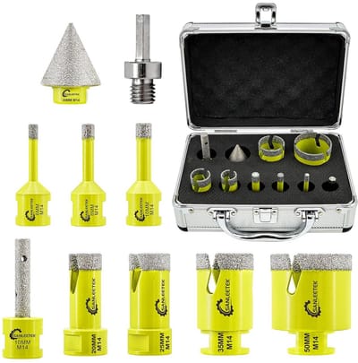 Diamant Tegelboor Set - Complete Gatenzaagset voor Keramiek, Marmer en Graniet (M14)