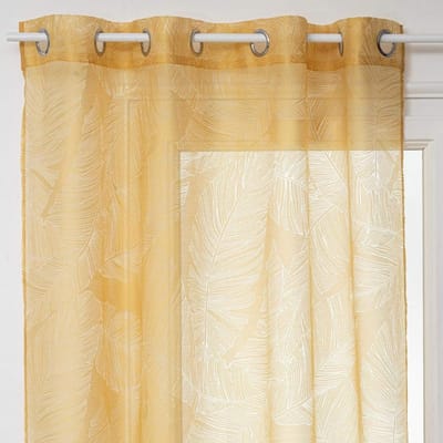 Gordijn Atmosphera Tropical Polyester Oker (140 x 240 cm)