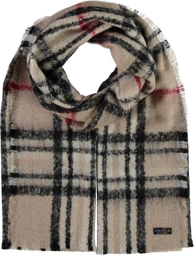 FRAAS Sjaal Cashmink® stole with FRAAS pattern Beige