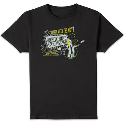 Beetlejuice The Ghost With The Most Unisex T-Shirt - Black - S - Zwart