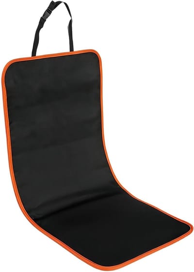 Autostoelhoes Huisdier - Waterdichte Pad - Auto Beschermen - Universele Pasvorm - 110 x 50 cm - Zwart Oranje