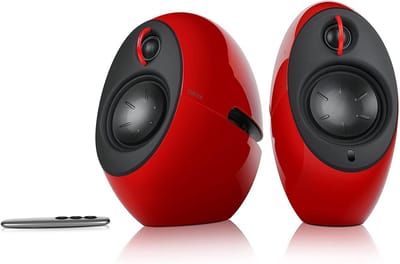 Draadloze Bluetooth 2.0 Speakerset Rood - Hifi Geluid en Stijlvol Design