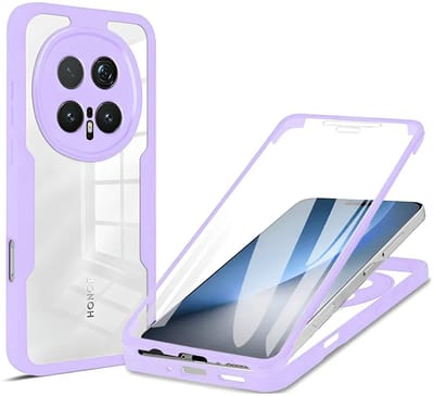 Hoesje geschikt voor HONOR Magic8 Pro - Techsuit ColorVerse 360 Case met Screenprotector - Paars