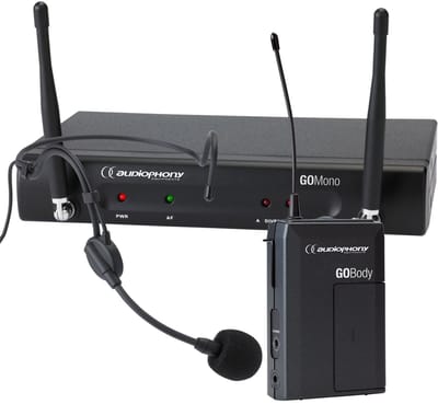 Audiophony PACK GO-HEAD-F5 draadloos systeem headset 514-542 MHz