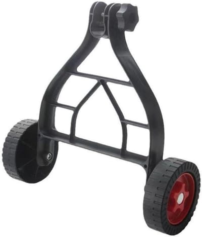 Extra Steunwiel - Maaieraccessoire Stabilisator - Gazononderhoud Verbeteren - Trillingsreductie Ontwerp - 31 x 25 x 8 cm - Zwart