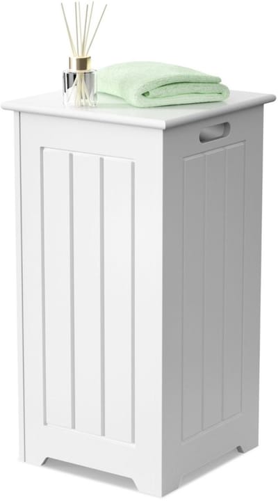Wasmand Kast - Badkamerkast - Opbergmeubel - Wassorteerder - Kast met Wasmand - Wit