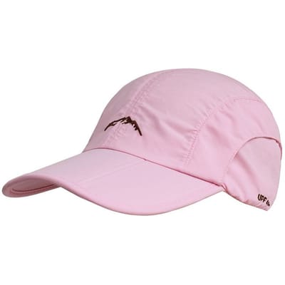 Opvouwbare Buitenhoed Waterdichte Sportpet Pet Baseballpet Wandelen Bergbeklimmen roze
