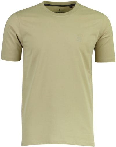 T-shirt Casa Moda beige katoen