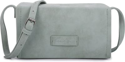 Fritzi aus Preußen Schoudertas Vintage Fritzi54 Cross Bag Lime Turquoise