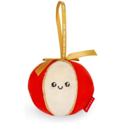 Legami plush kerstornament - kerstbal