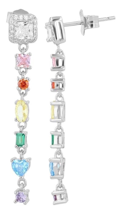 AKZENT Akzent dames oorbel "Mina" van 925 Sterlingzilver, gerhodineerd, duurzaam