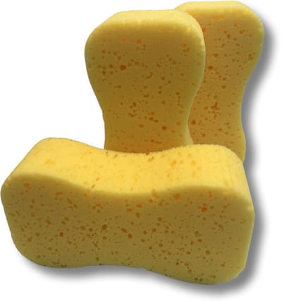 MAUS Autospons geel - 3 stuks - 22x11x7 cm