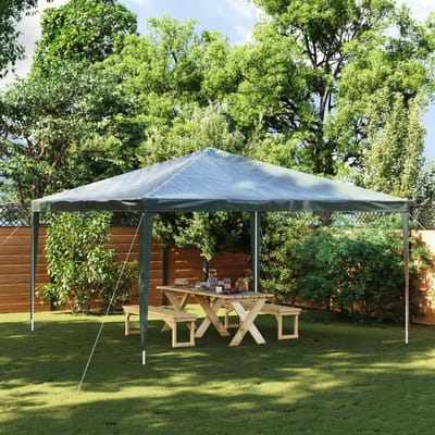 Grote Partytent 4x4m Groen voor Feest of Tuin - Waterbestendig Paviljoen
