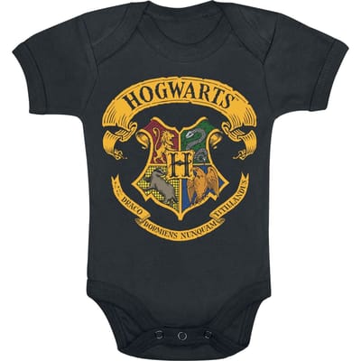 Harry Potter Body voor babys - Kids - Hogwart's Crest - voor Kinderen - zwart