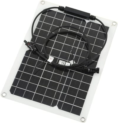 Zonne druppellader Kit - Draagbare Oplader - Buiten Opladen - Automatische Spanningsaanpassing - 30W Vermogen - Zwart