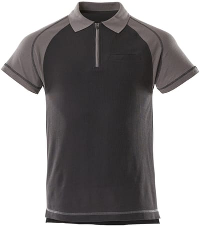 Mascot Image Poloshirt met borstzak 50302-260 - Zwart/Antraciet - 2XL