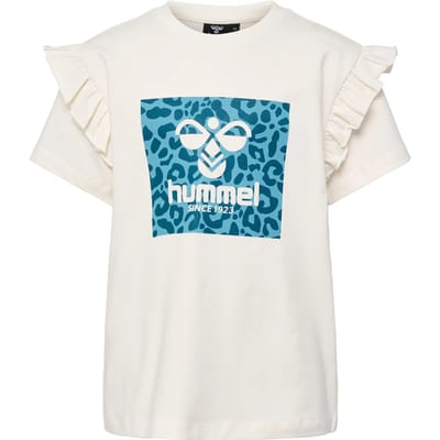 Hummel kindersportshirt Hmlflowy Ruffle T-shirt S/S 219315