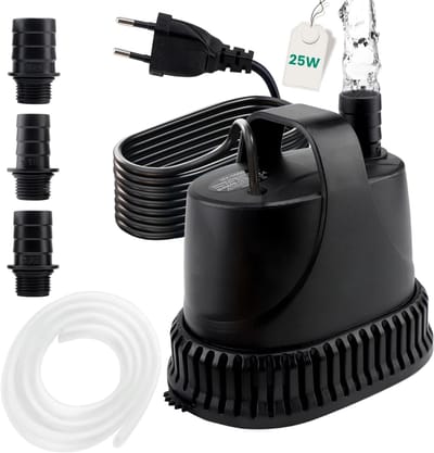 HEZIVO® Regentonpomp - Bewateringspomp Regenton - Tuinpomp - Dompelpomp - 25 W - 2500 l/u